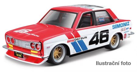 Maisto - Design Tokyo Mods - BRE Datsun 510, červeno-bílá s číslem 46, 1:24 DS84810987