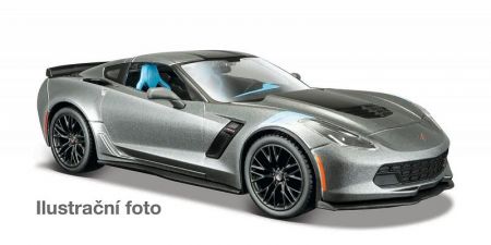 Maisto - 2017 Corvette Grand Sport, metal šedá, 1:24 DS52406093