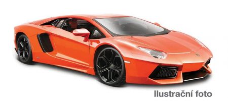 Maisto - Lamborghini Aventador Coupé, metal oranžová, 1:24 DS57935977