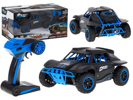 KIK RC Racing Rally 2,4Ghz 4WD černé auto na dálkové ovládání 1:18 KX9983_1