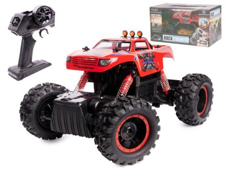 KIK NQD ROCK CRAWLER KING RC auto 1:12 USB červený KX8396_2