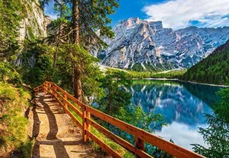 KIK Jezero Braies, Itálie PUZZLE 1000 KS CASTORLAND KX4780