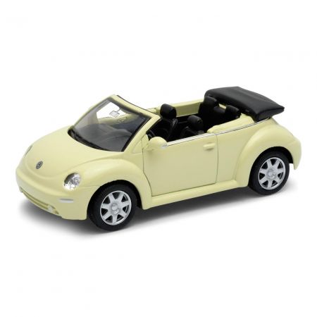 Welly Volkswagen New Beetle 1:34 kabriolet béžový