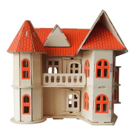 Woodcraft construction kit | Woodcraft Dřevěné 3D puzzle dům s verandou DS33685270