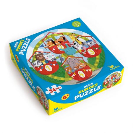 Magellan Kulaté puzzle Zvířátka na ruském kole DS62536471