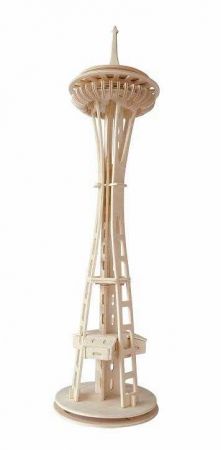 Woodcraft construction kit | Woodcraft Dřevěné 3D puzzle věž Seattle Tower DS91976948