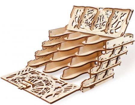 Ugears 3D dřevěné mechanické puzzle Kazeta na sběratelské karty DS14016013