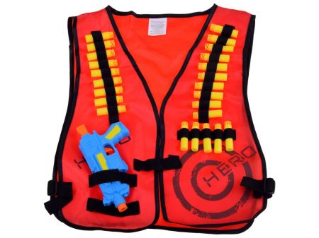 Nerf taktická Vesta s 25 náboji RED ZA3170 CZ