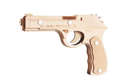 Woodcraft construction kit | Woodcraft Dřevěné 3D puzzle Beretta M9 DS14115506