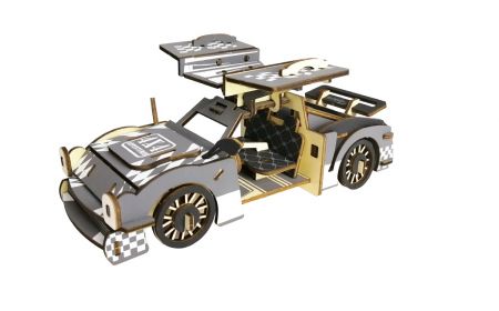 Woodcraft construction kit | Woodcraft Dřevěné 3D puzzle Sportovní auto DS93552228