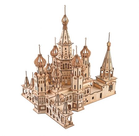 Woodcraft construction kit | Woodcraft Dřevěné 3D puzzle Chrám Vasila Blaženého DS73885675