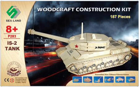 Woodcraft construction kit | Woodcraft Dřevěné 3D puzzle tank IS 2 DS96330966