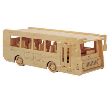 Woodcraft construction kit | Woodcraft Dřevěné 3D puzzle autobus DS80851696