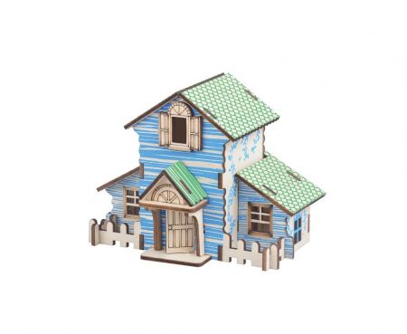 Woodcraft construction kit Woodcraft Dřevěné 3D puzzle Lesní chata