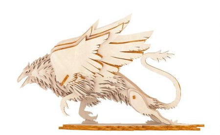 Woodcraft construction kit Woodcraft Dřevěné 3D puzzle Griffin