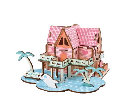 Woodcraft construction kit | Woodcraft Dřevěné 3D puzzle Letní dům DS55928385