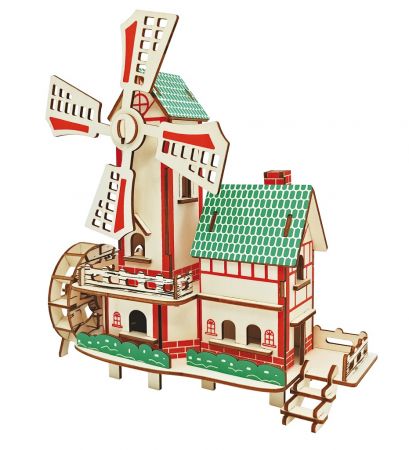 Woodcraft construction kit | Woodcraft Dřevěné 3D puzzle Větrný mlýn DS44676158