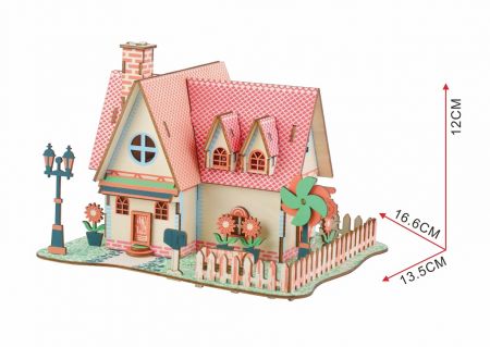 Woodcraft construction kit | Woodcraft Dřevěné 3D puzzle Slunečnicové panství DS34608134