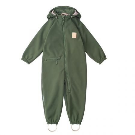 LEOKID softshellový overal Green Moss vel. 4-5l (vel. 104)