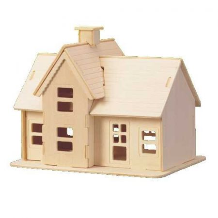 Woodcraft construction kit | Woodcraft Dřevěné 3D puzzle domeček DS89410669