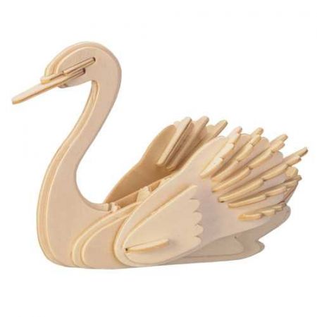 Woodcraft construction kit | Woodcraft Dřevěné 3D puzzle labuť DS20969000
