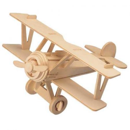 Woodcraft construction kit Woodcraft Dřevěné 3D puzzle dvouplošník