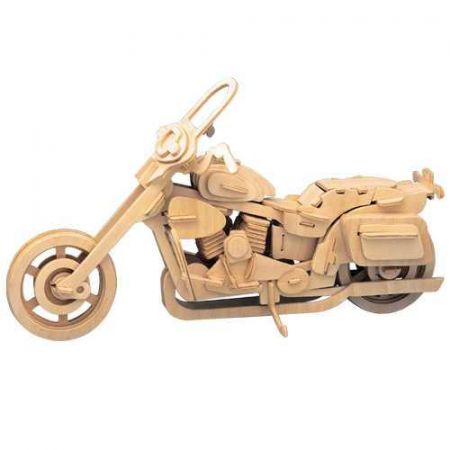 Woodcraft construction kit Woodcraft Dřevěné 3D puzzle motorka Harley Davidson II