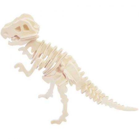 Woodcraft construction kit Woodcraft Dřevěné 3D puzzle Tyrannosaurus