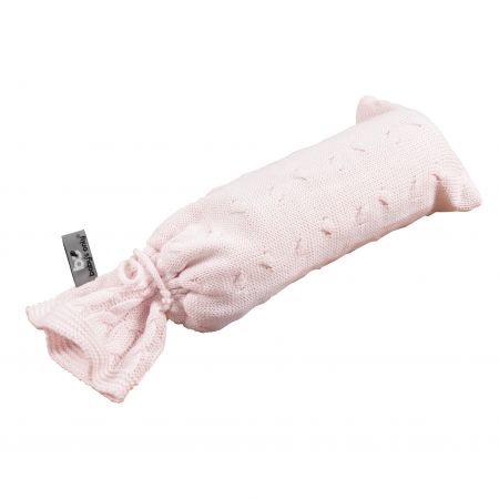 Baby's only pletený obal na láhev Cable růžový