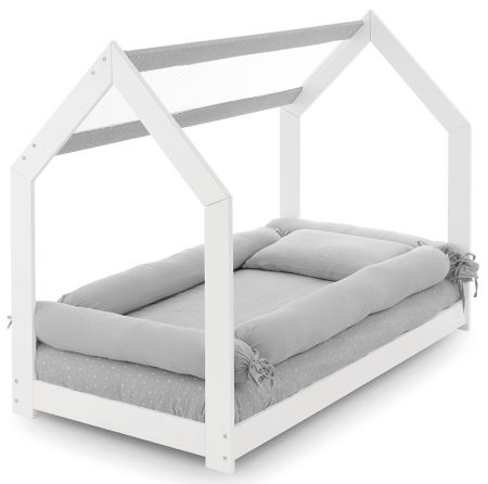 Italbaby Muslin set 2 válcových mantinelů šedý