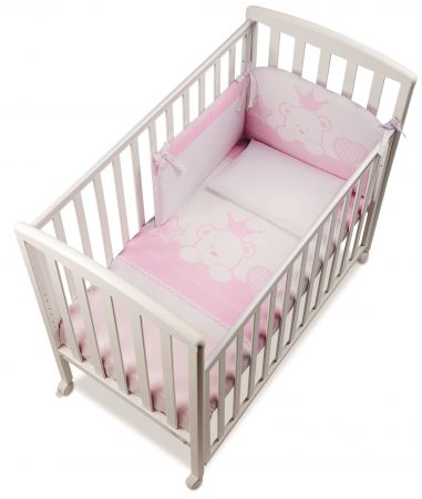 Italbaby Baby Re mantinel do postýlky Kolekce: Baby Re růžová