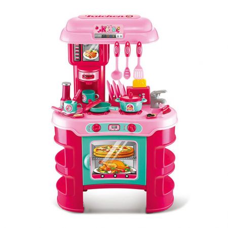 Dětská kuchyňka Little Chef Baby Mix růžová 32 ks