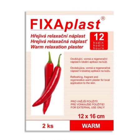 Alfa Vita FIXAplast Hřejivá relaxační náplast Warm 12 x 16 cm 2ks