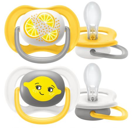 Philips AVENT Šidítko Ultra air neutral (citrus) 6-18m, 2 ks