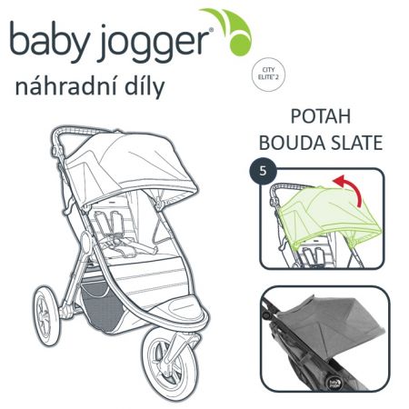 Baby Jogger BabyJogger POTAH boudy CITY ELITE 2 slate