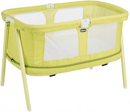 CHICCO Dětská postýlka LullaGo Zip Lemon drop