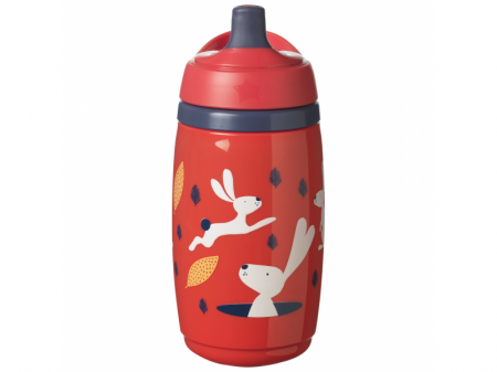 Tommee Tippee Netekoucí termohrnek Superstar sportovní 266ml 12m+ Red