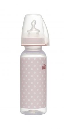 NIP Láhev PP Trendy, silikon-M, 250ml, holka