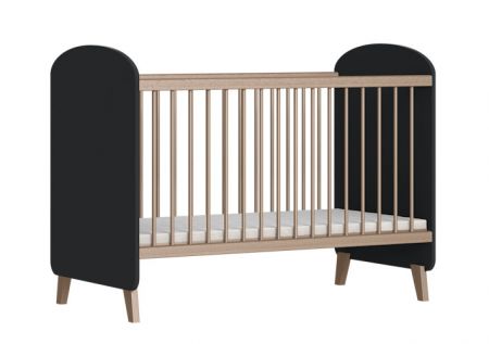 Postýlka Faktum Colette Antracit 60x120 cm Lišta proti okusu: bez lišty