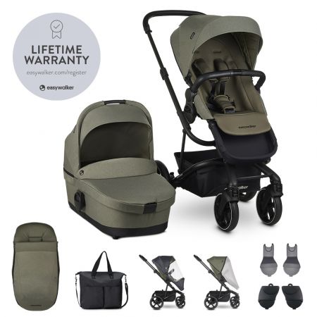 EASYWALKER Set XXL kočárek kombinovaný Harvey3 Sage Green s příslušenstvím