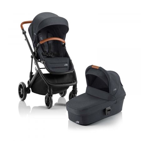 BRITAX Set kočárek Strider M + hluboká korba, Black Shadow Varianta: Black Shadow