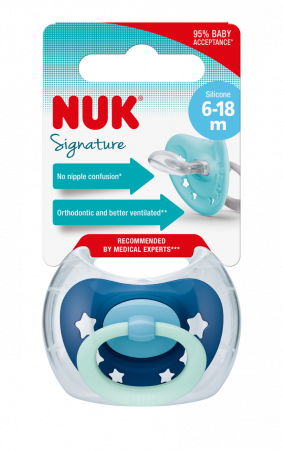 NUK Dudlík Signature, 6-18 m