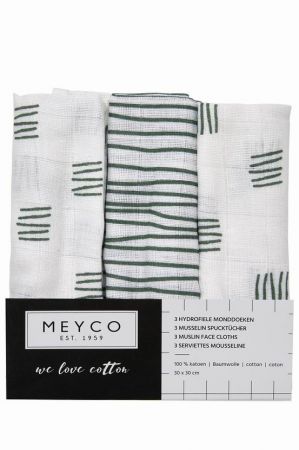 Meyco Plena-žínka Block stripe forest green