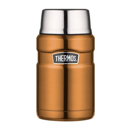 Thermos Termoska na jídlo se šálkem - měděná