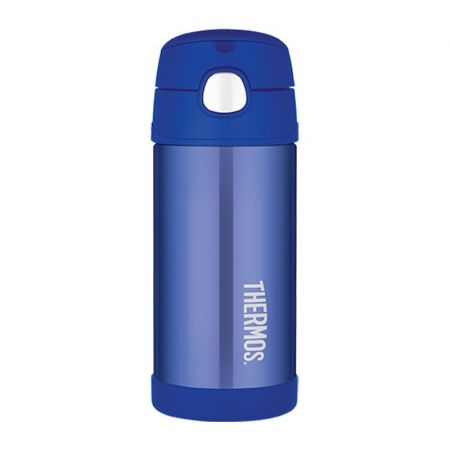 Thermos Dětská termoska s brčkem - modrá