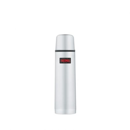 Thermos Termoska s tlačítkovým uzávěrem a šálkem - nerez