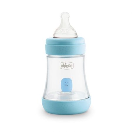 CHICCO Láhev kojenecká Perfect 5 silikon 150 ml chlapec