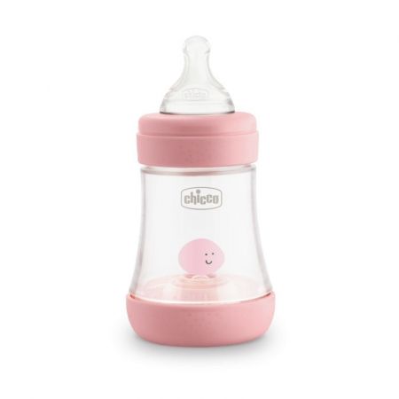 CHICCO Láhev kojenecká Perfect 5 silikon 150 ml dívka