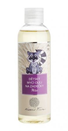 Dětský mycí olej na zadečky Míša 200ml, Nobilis Tilia