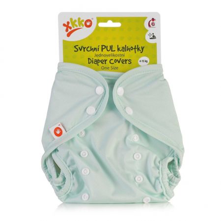 Svrchní PUL kalhotky XKKO One Size Pastel Mint